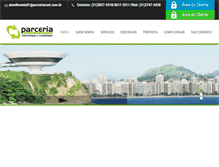 Tablet Screenshot of parceriacont.com.br